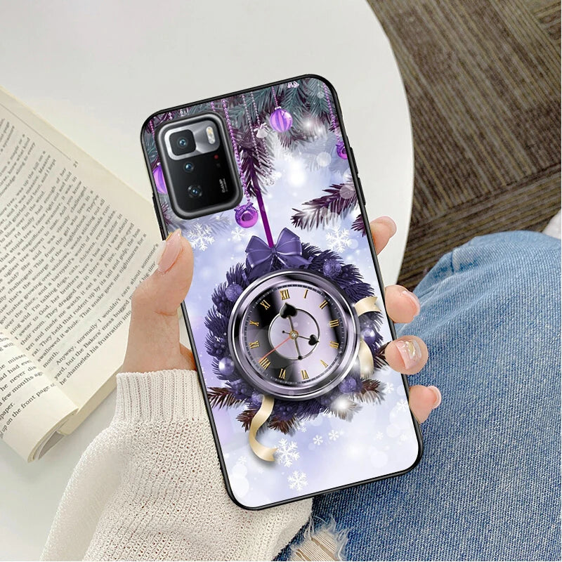 Phone Case For Xiaomi Redmi note 13 12S 12 Pro 11S 11 10 Pro 10S 12S Redmi 10 10C 9C 13C Christmas Tree New Year Case