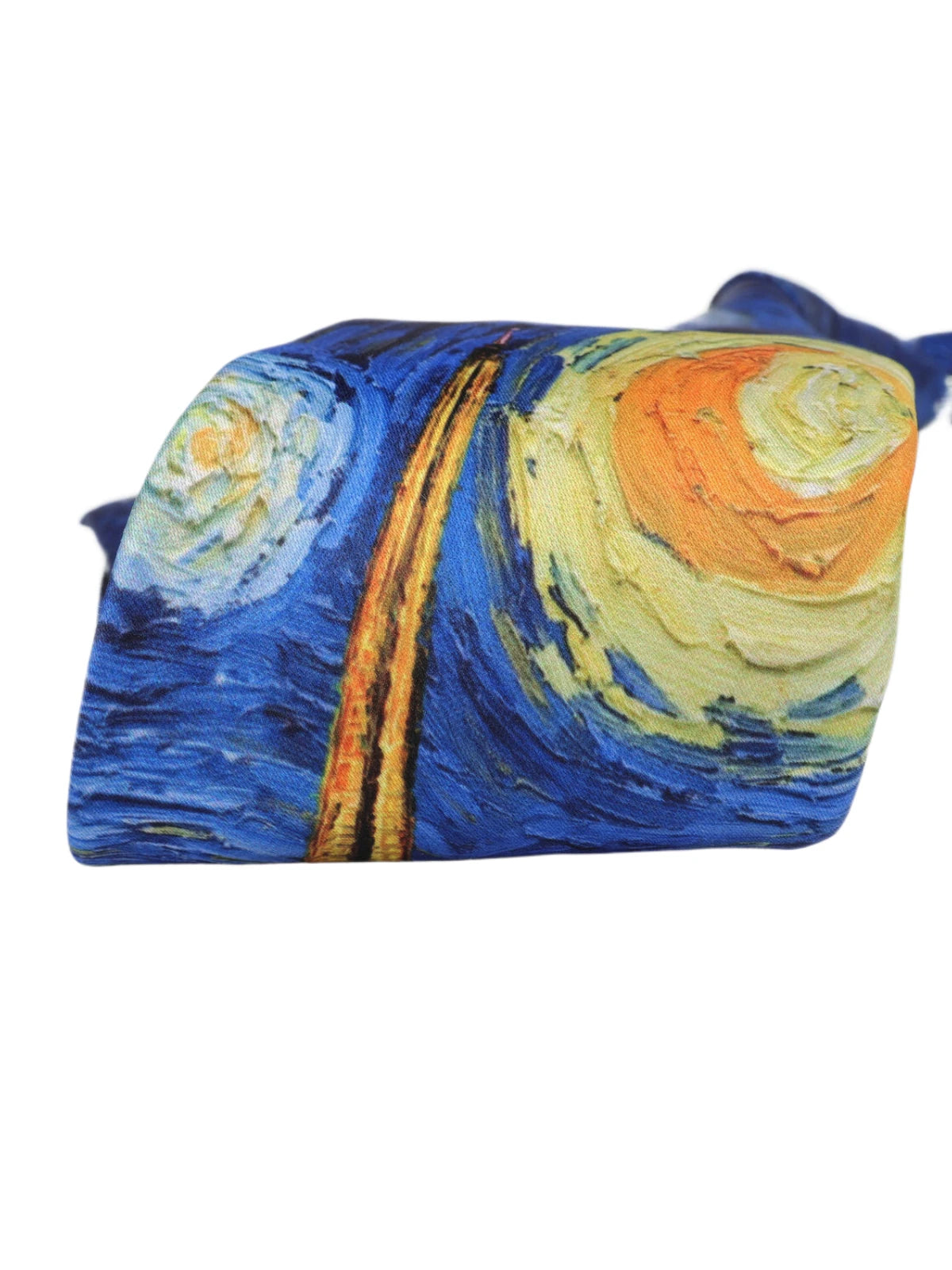 New Fashion Oil Painting Neck Ties For Men Star Moon Retro Fun 8cm Wide Slim Necktie Accessories Daily Wear Wedding Party Gifts