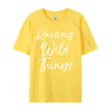 Toddler Of Mother Day Raising Wild Things Clothing Camiseta Masculina Graphic Tee Original Mens T-Shirts New Years Eve