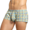 SEOBEAN Men's Boxer Shorts Underwear Plaid