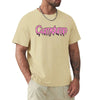 Cumdump Classic Crew Neck Cotton T-Shirt Men Women Beige