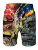 Funny Animal Dinosaur Beach Shorts Pants Men 3D Printing Surfing Board Shorts Summer Hawaii Swimsuit Swim Trunks Cool Ice Shorts