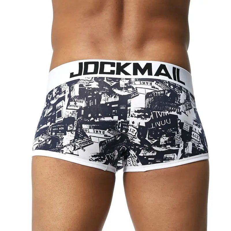 JOCKMAIL Brand Male Panties Breathable Boxers Cotton Men Underwear