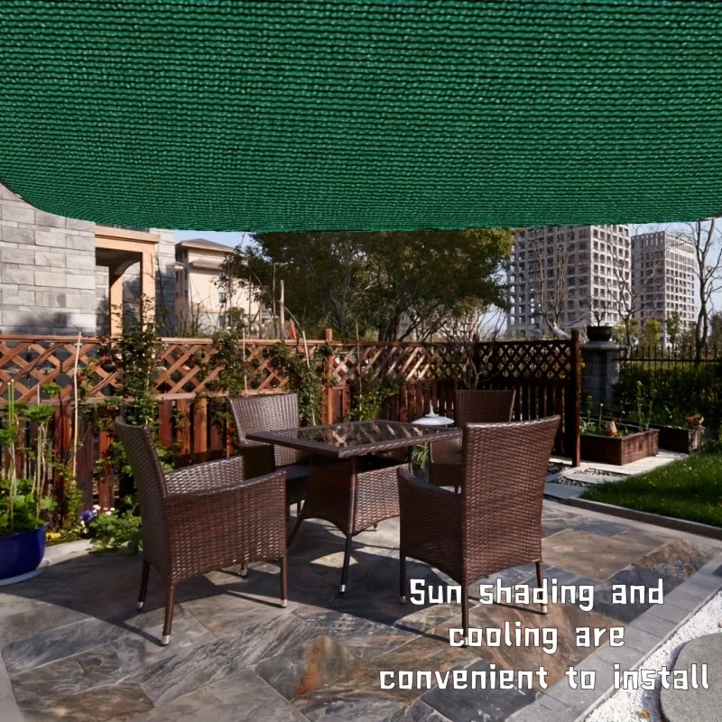 Poolside Awning - Dark Green - Waterproof and Sun - Proof Material, Suitable for Use Around the Pool, Blocking Uv Rays to Protec