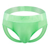 Open Back Sexy Men Underwear Briefs Underpants Nylon Mesh Quick Dry Gay Men's Jockstrap Bikini Slip Men Tanga Briefs Thong Swim