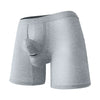 Men's Boxershorts Cotton Breathable Underwear Mid Long Boxers Trunks Comfortable Shorts