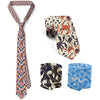 Fun and novel lobster and crab picture design tie fashion animal print men's tie wedding party Halloween shirt accessories