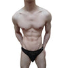 Mens Slip Bikini Jockstrap Briefs Mens Panties Sexy Fishnets Hole Transparent Mesh Ice Silk Men Underwear Sissy Men Underpants