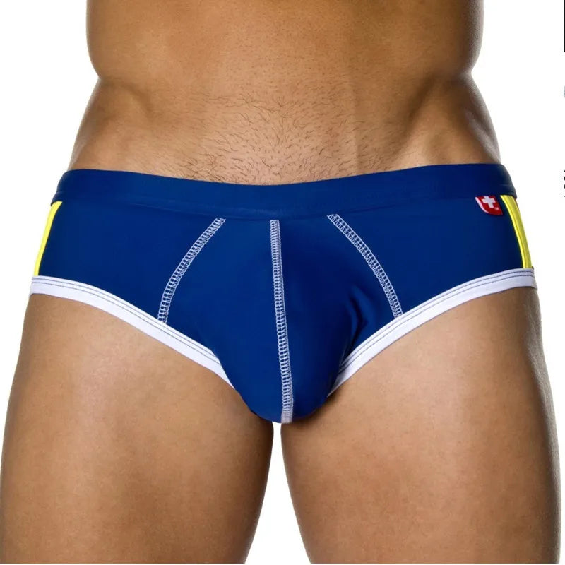 Men's Nylon Triangle Swim Briefs