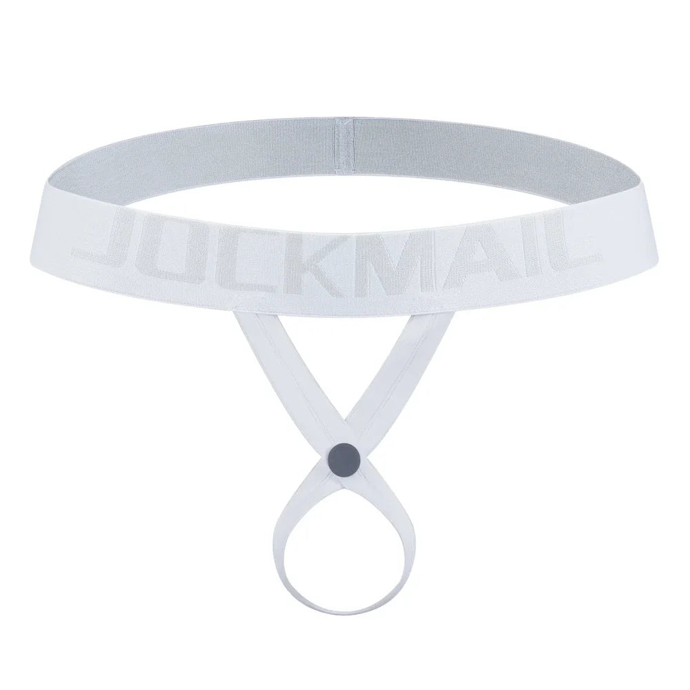 3 Piece Lot Jockmail Ringed Revelation Hollow-Out Thong