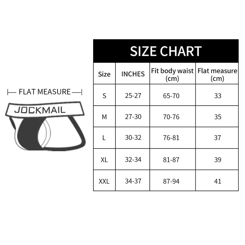 JOCKMAIL Men's Jockstrap Men Underwear