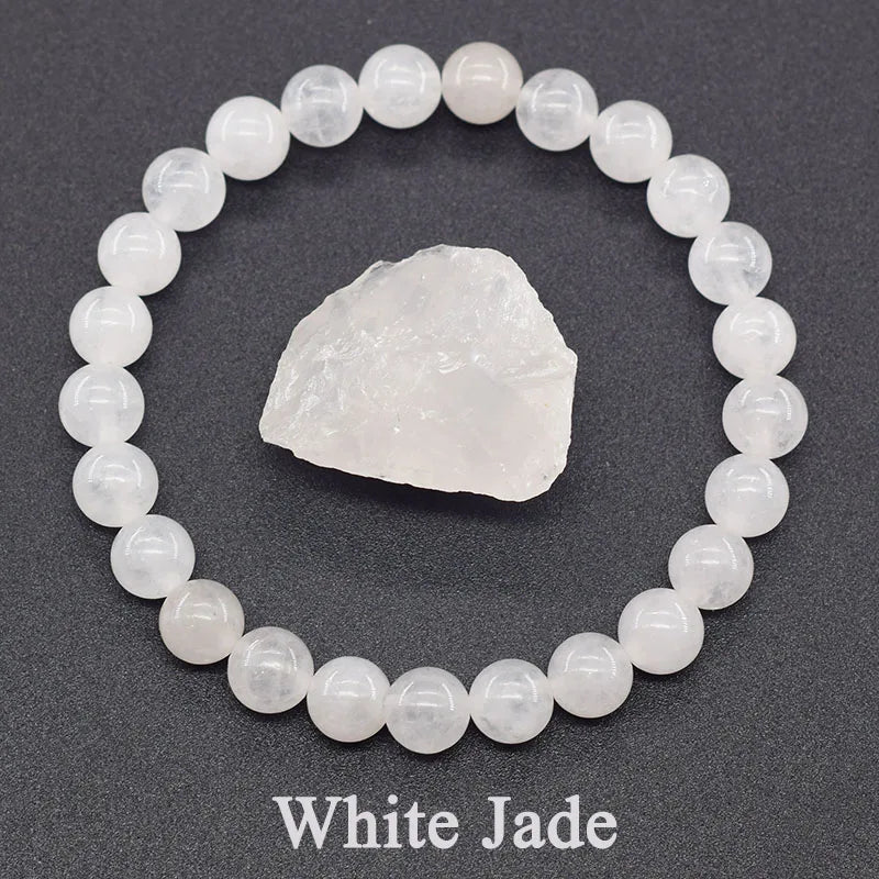 Amethust Bracelet Made of Real Natural Stone Beads Body-Purifying Geniune Amethyst Natural Crystal Bracelet for Women Pulsera