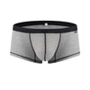 Men's Underwear Personalized Design Low Waist Boxers Pack Breathable Single Layer U Convex Pouch Boxershorts Men