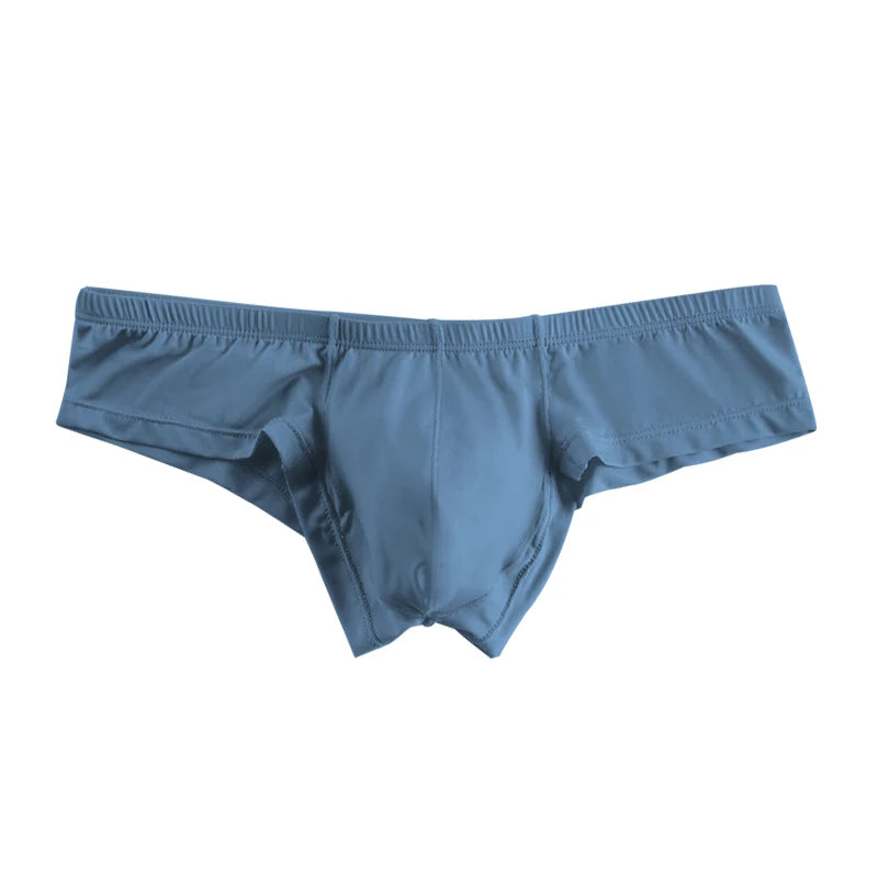 ADANNU Briefs Male Underwear Nine Solid Colors Insensitivity Skin-friendly Color With Zero Independent Codpiece Men Sport Short