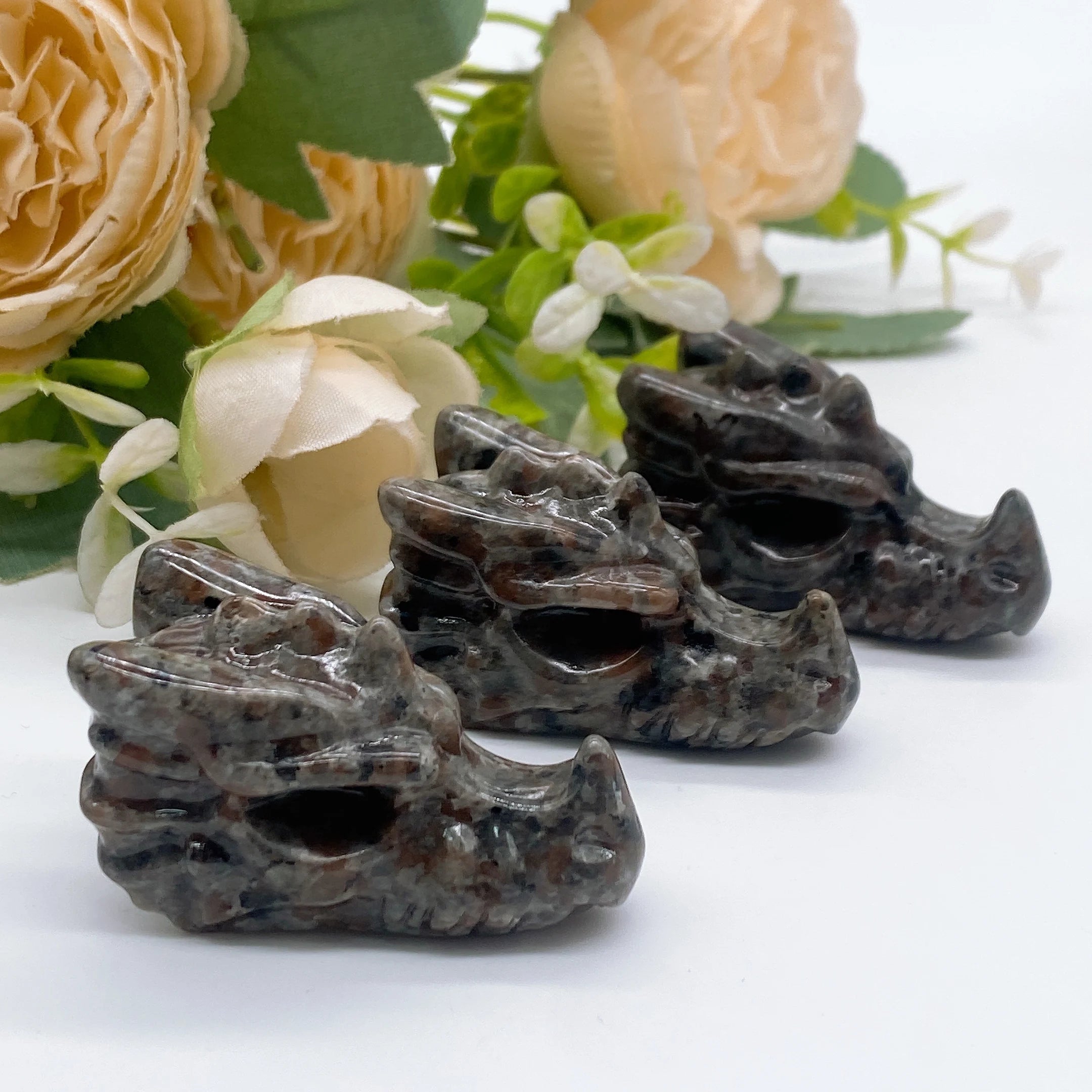 2‘’ Natural Yooperlite Dragon Head