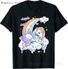 Skull and Crow Goat Retro Aesthetic Pastel Goth Art T-Shirt Women Kawaii Anime Clothes Hombre Camisetas Tops Vintage Men T Shirt