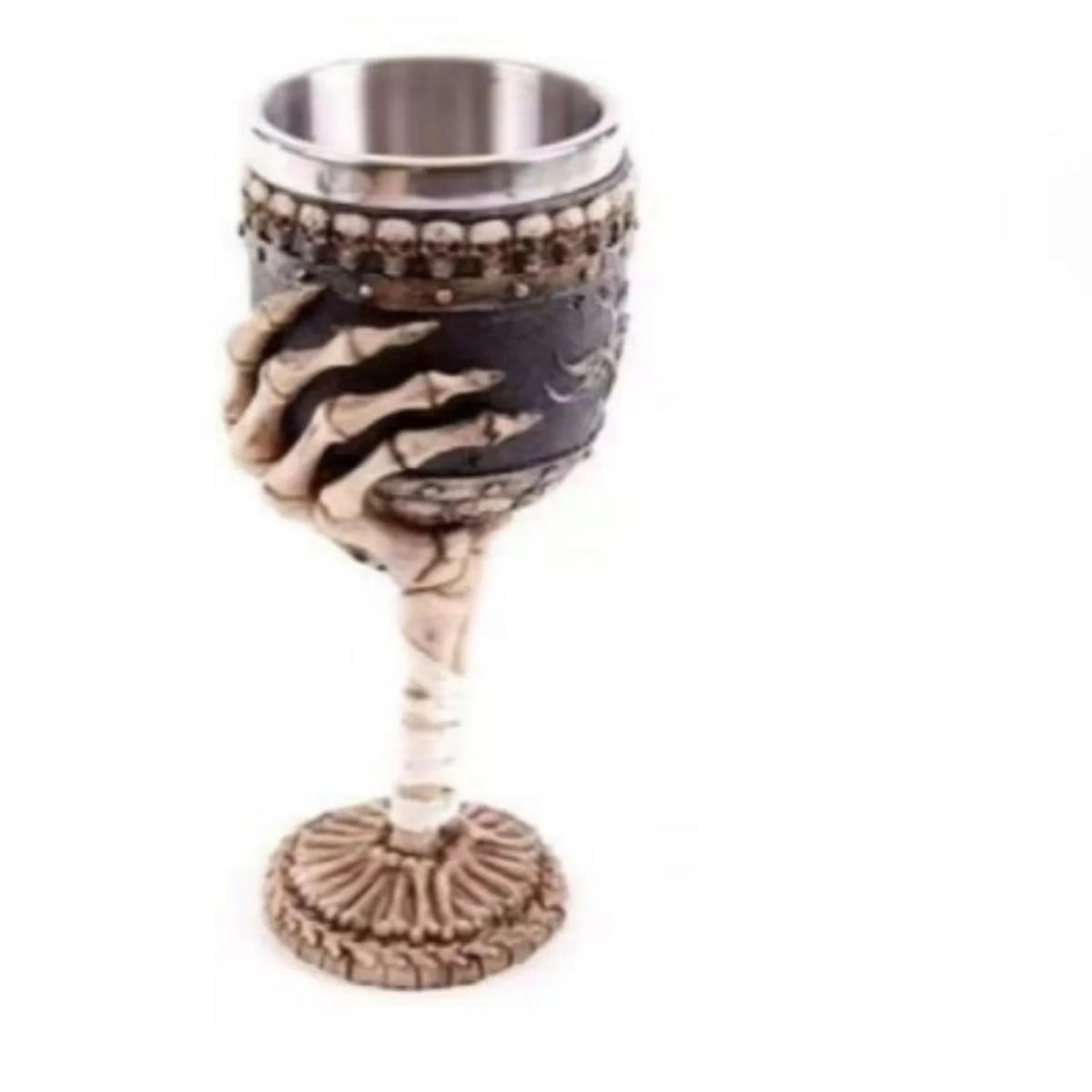 Horrible Gothic Stainless Resin Goblet Retro Wine Glass Cocktail Glasses Wolf Whiskey Cup Party Bar Drinkware FREE son