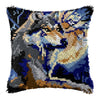 Knot Pillow Package Cartoon Animals Latch Hook Kit Cushion Pillowcase Kussen Set For Needlework Dog Raccoon Latch Hook Kits DIY