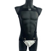 Sets Men Bodysuit Suspender Jumpsuits Nylon Jock Strap Harness Gay Underwear Jockstrap Laser Faux Leather Removable Penis Pouch