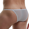 CLEVER-MENMODE Men's Sexy Lingerie Penis Bag Mini Underwear Ultra-Thin Transparent Panties Bikini Briefs Gay G-string Suspenders