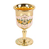 30/40ML Aluminum Alloy Wine Glasses Retro Dinnerware Goblet Vintage European Style Spirit Vodka Champagne Glasses Bar Home Decor