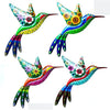 Metal Hummingbird Bird Wall Decor