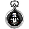 Trump Victory Pendant Quartz Pocket Watch Souvenir