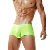 SEOBEAN Mens Boxers Sexy Underwear Men Underpants U convex Penis Pouch Male Panties Low Waist Solid Boxer Shorts Calzoncillo