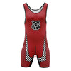 Men’s Zip-Front & Back Wrestling Singlet – Sleeveless Compression Bodysuit | Breathable Stretch Fit | Powerlifting, Gym & Performance One-Piece
