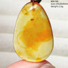 Natural Amber Pendant From Baltic Flower Yellow Amber Water Drop Women Men Jewelry Reiki Stone Women Men AAAAAAA
