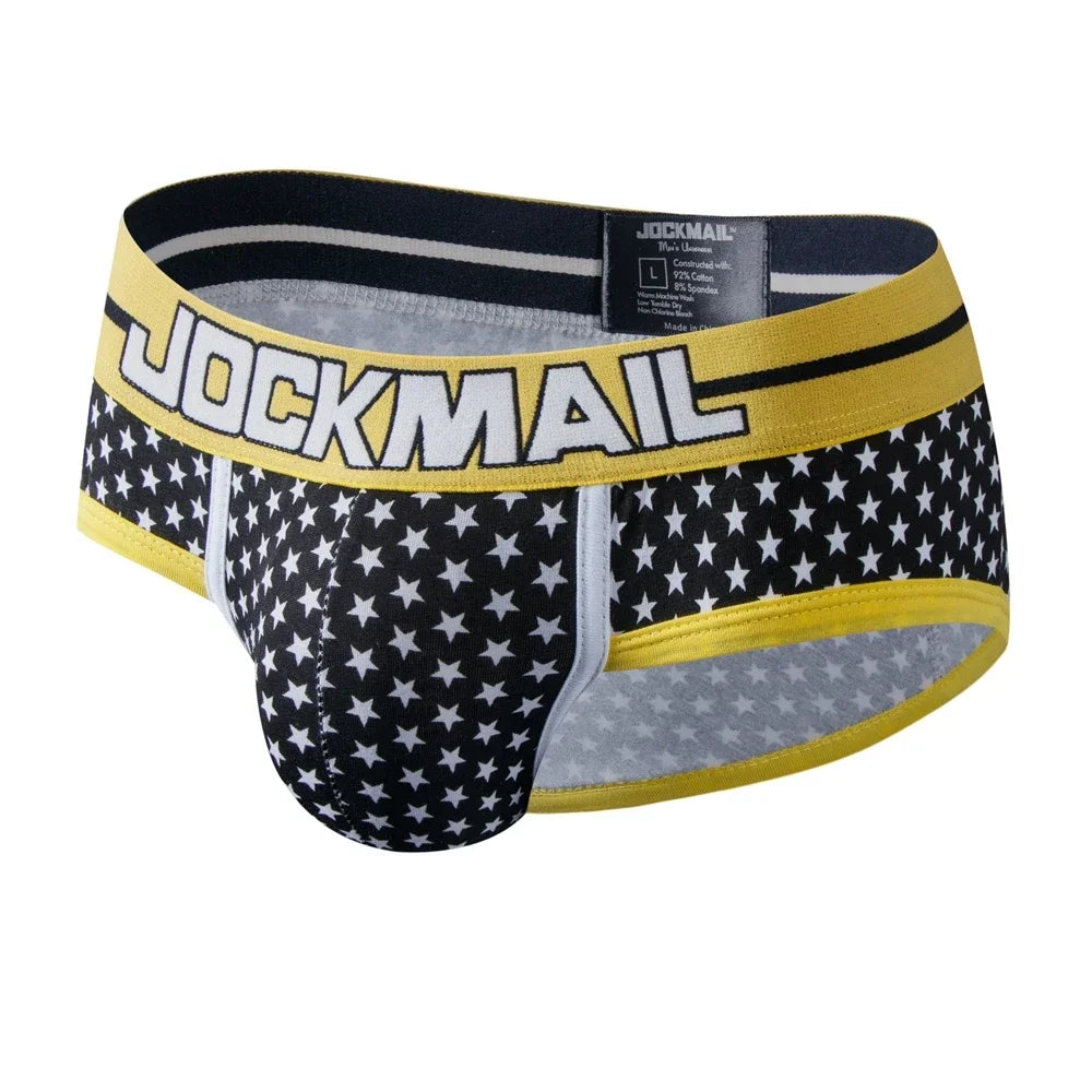Men Underwear Briefs Cotton Printed Sexy Men Boxer Briefs Slips Cueca Masculina Male Panties Calcinha Calzoncillos Hombre
