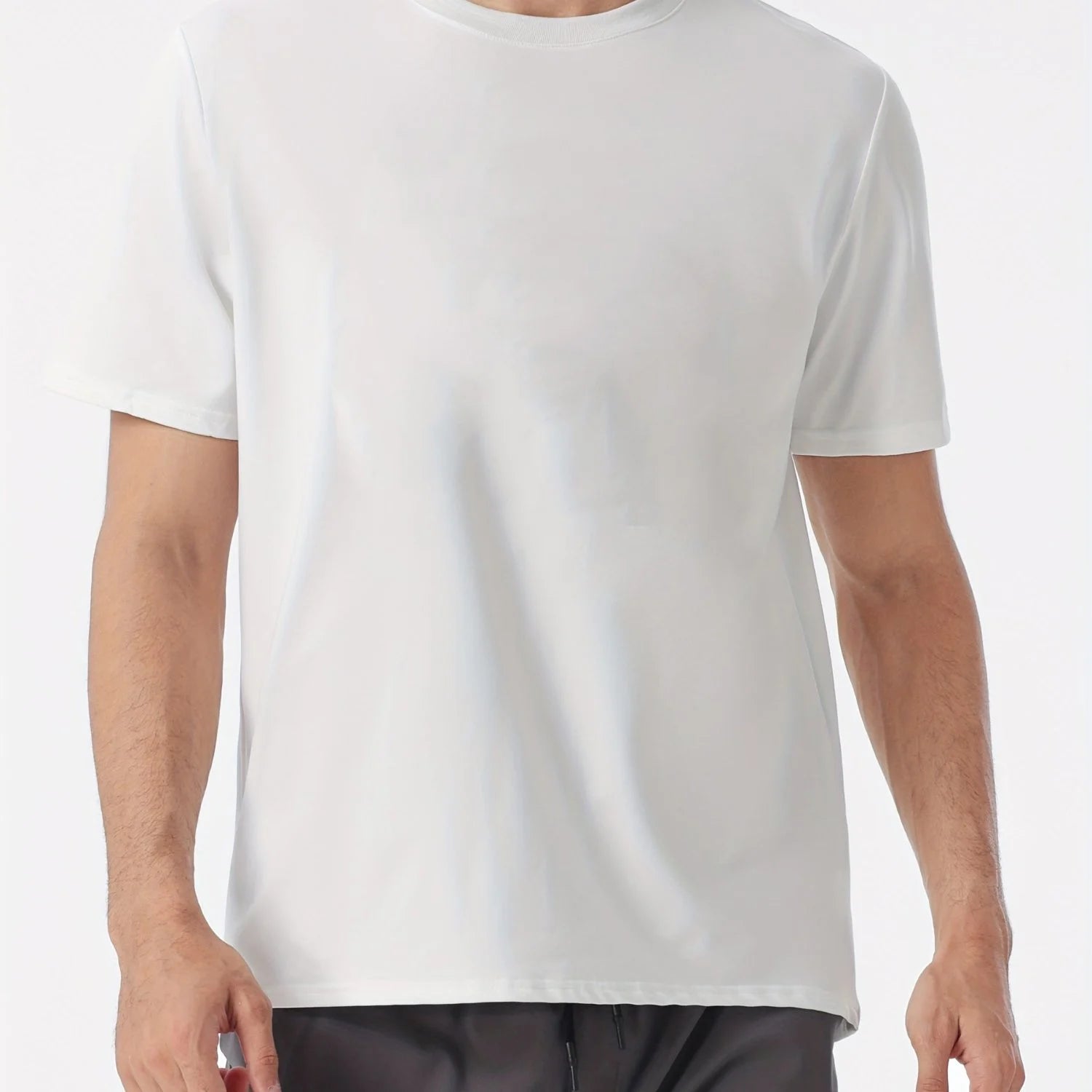Men's Summer 100% Cotton Funny Act My Age Letter Pattern Print Loose Large Casual Round Neck Short Sleeve T-shirt