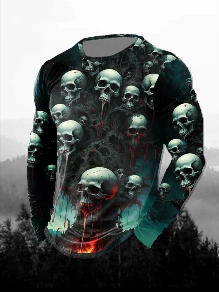 Sale 3D Printed Lion Pattern Men's T-Shirt Casual Comfortable Long Sleeve T-Shirt Unisex Fashion Autumn Unisex T-Shirt Clothing