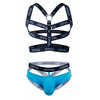 Sets Men Body Bondage Lingerie Sexy Harness Bodysuit and Jockstrap Gay Underwear Mens Lingerie Sissy Panties Costume Hombre