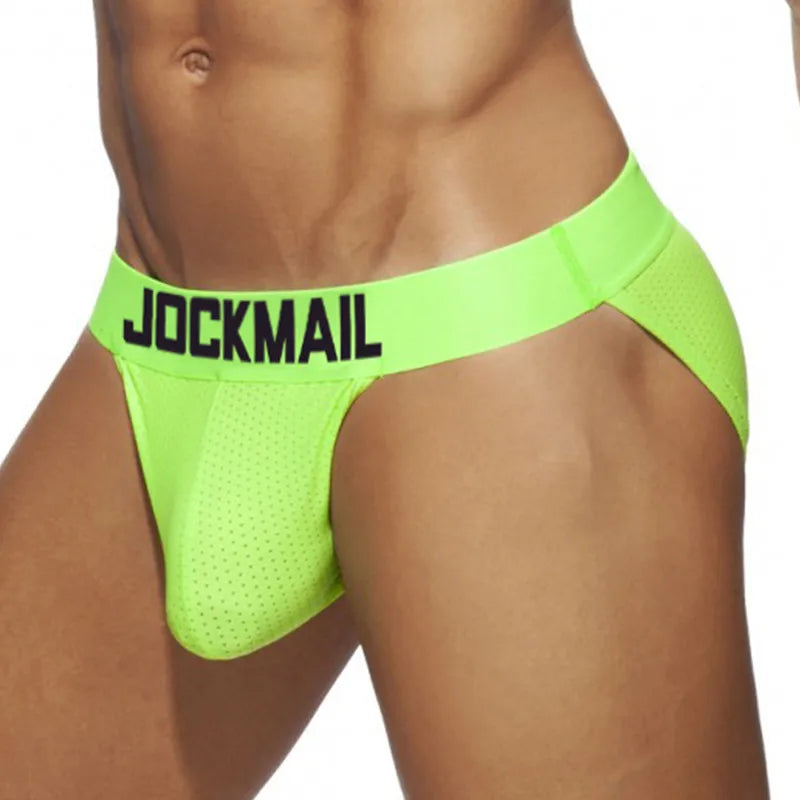 4pcs/Lot Men Underwear Briefs Underpants Nylon Mesh Quick Dry Men's Briefs Bikini Slip Men's Tanga Briefs or As Swim Swimwear