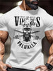 New Men's Fitness T-Shirt Fierce Gym Sports Short-Sleeved Top Quick-Dry Round Neck T-Shirt Fitness Competition Training Clothes