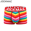 Jockmail boxers hombre Cotton Striped sexy low-rise mens underwear young couple calzoncillos hombres boy panties 4pc