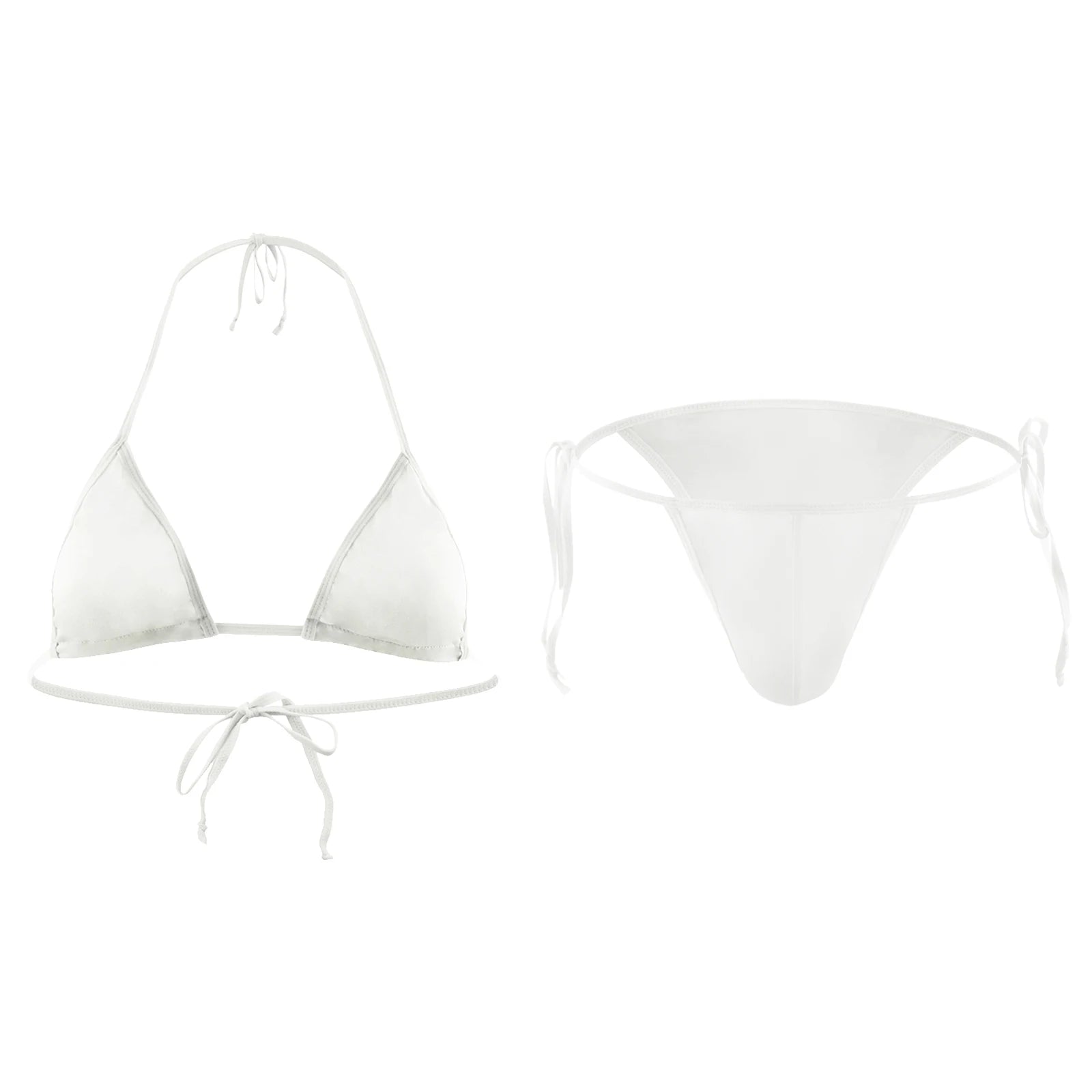 Men's Bra Lingerie Set Big Sac Penis Bag Briefs Bdsm Men's Harness Crop Top Navel Sissy Outfit Body Gay Bikini