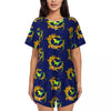 Horse Race Pajamas Summer 2 Pieces 1930s Classic Art Cute Pajama Sets Womens Short-Sleeve O Neck Night Pattern Sleepwear