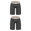 1/2/3PCS Men's Ice Silk Boxers Transparent Boxers 0.01 Ultra-thin Fabric See Through Underpants Seamless Underwear Boxer Shorts