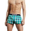 SEOBEAN Classic Plaid Mens Boxer Shorts 100% Cotton Underwear Boxershorts