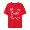 Toddler Of Mother Day Raising Wild Things Clothing Camiseta Masculina Graphic Tee Original Mens T-Shirts New Years Eve