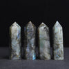 Natural Stone and Crystals Point Wand Witchcraft Rose Quartz Amethyst Home Decor Mineral Reiki Healing Stones Crafts Room Decor