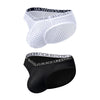 Transparent Men's Underwear Briefs Comfortable Low Wasit Ice Silk Sexy Men Panties Quick Dry Breathable antibacterial Underpants