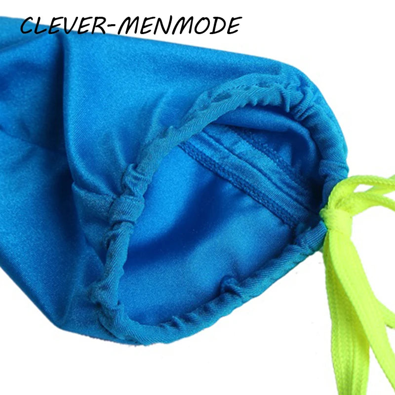 CLEVER - MENMODE Sexy Pouch Penis Thong Erotic Simple Gay Penis Sheath Panty Liner With G-string Bump Pouch Sex Underwear