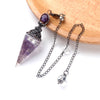Natural Stone Spirit Pendulum Pendant Latticed Chain