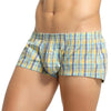 SEOBEAN Underwear 100% Cotton Short cortos hombres Mens pyjama shorts Plaid U bag Casual Trunks Pajama Boxer Shorts