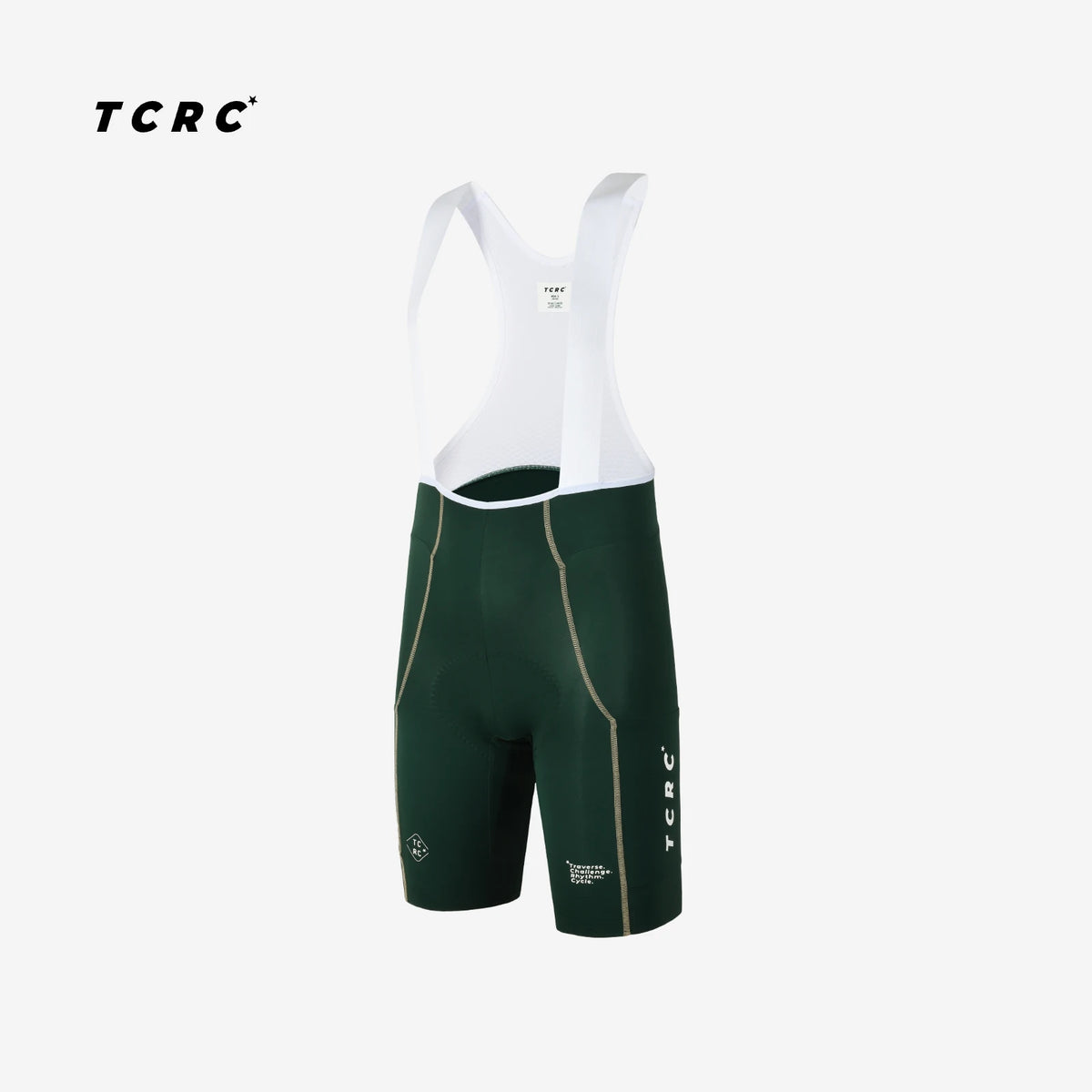 TCRC Men’s Cycling Bibs Italy Elastic Interface Cycle Pants Padding 7hours Short Bibs High Elastic Tight Breathable MTB Shorts