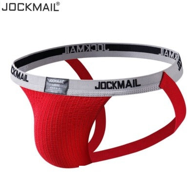 Jockmail Mesh Hole Breathable Hollow Couple Underwear