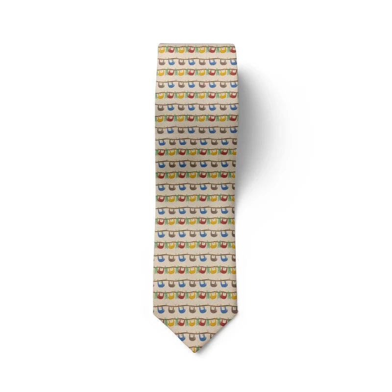 Funny little dinosaur men's tie unisex 8cm business dating tie novelty snakeskin egg tie party tie holiday gift